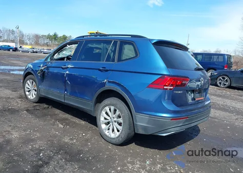 2019 Volkswagen Tiguan 2.0T S from USA, damaged, VIN 3VV0B7AX1KM014215